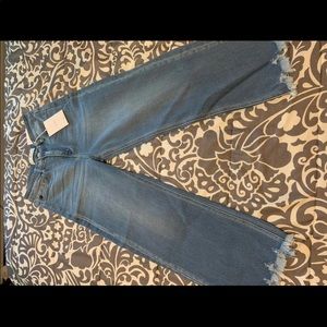 Kan can cropped wide leg jeans